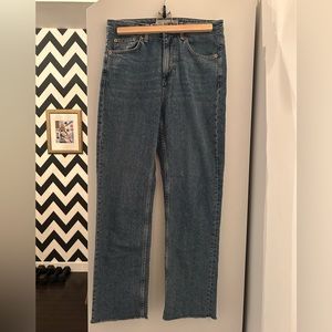 Topshop Moto Straight Jeans
